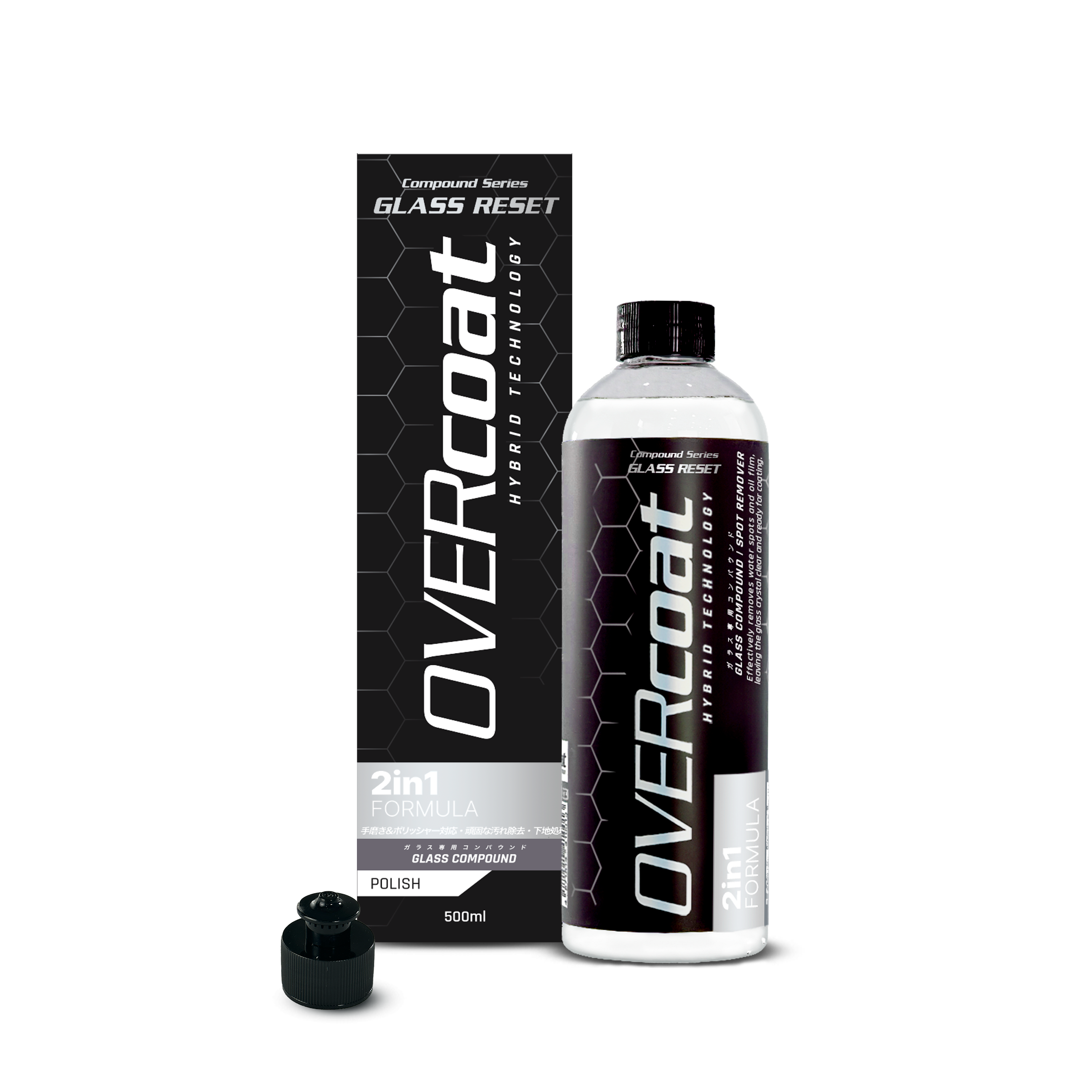 OVERcoat GLASS RESET Compound Spot Remover For Glass Product Car Care