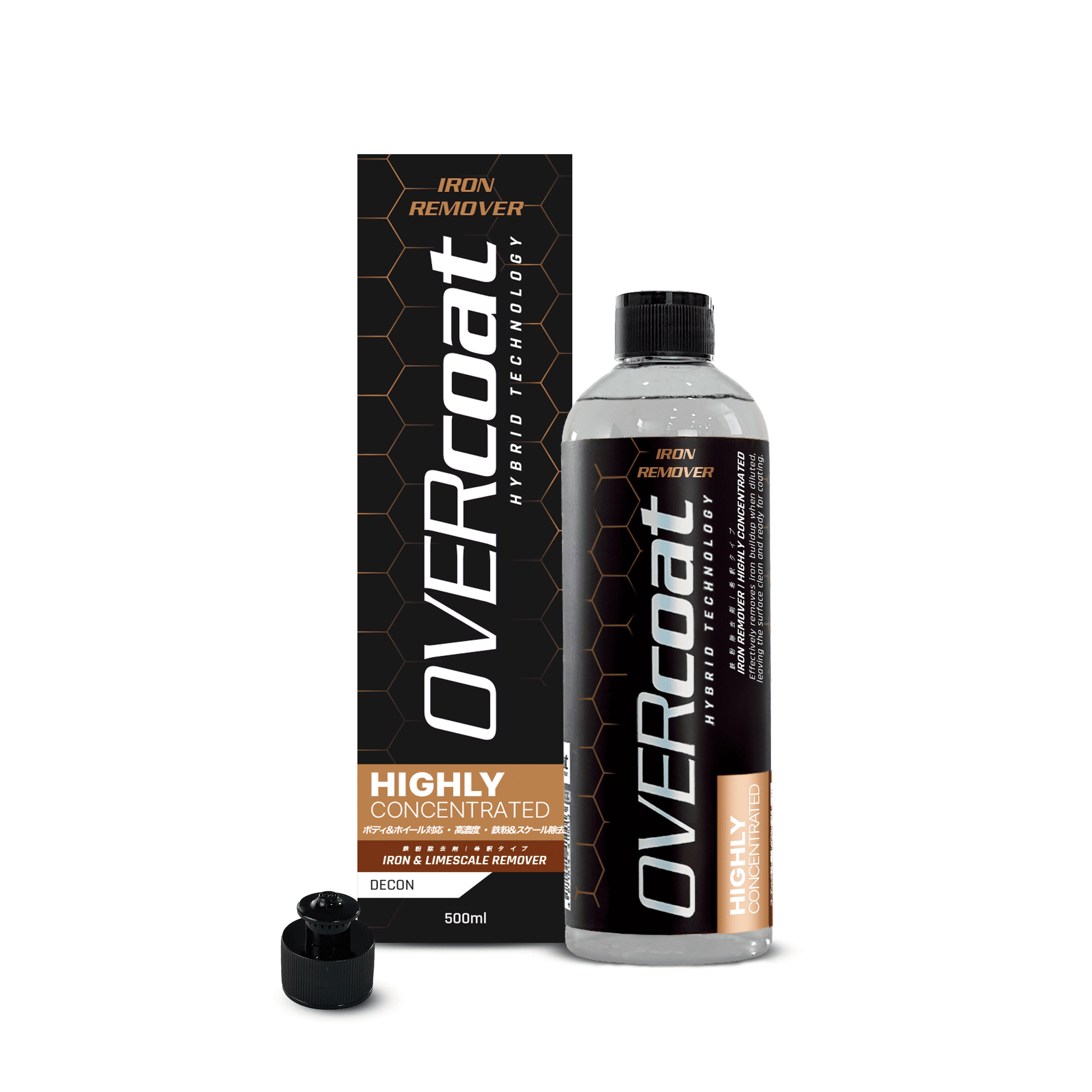 OVERcoat グラフェンコーティングセット　鉄粉除去　スケール除去 OVERcoat_IRON_REMOVER_Product.