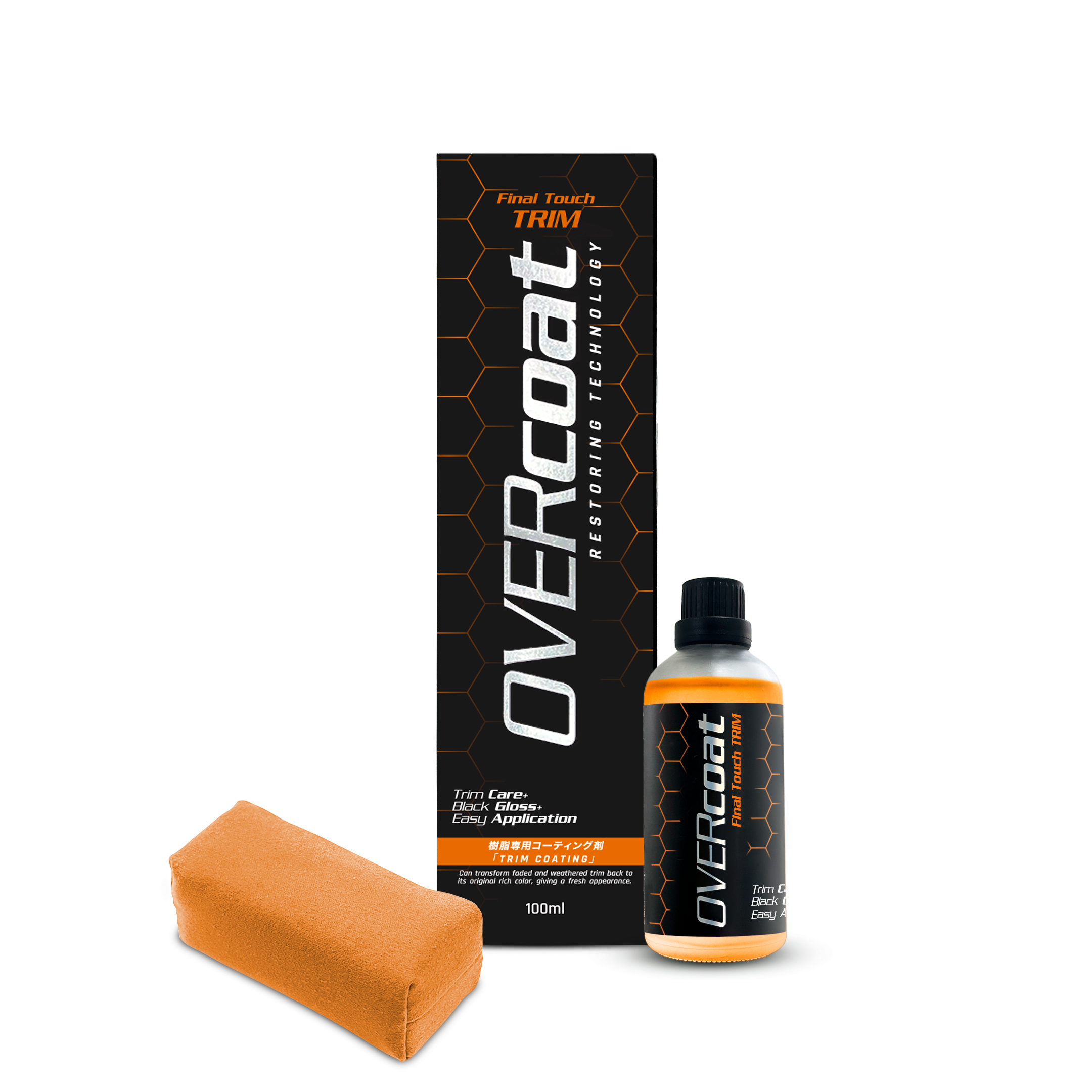 OVERcoat Final Touch TRIM External Plastic Coating Product Car Care