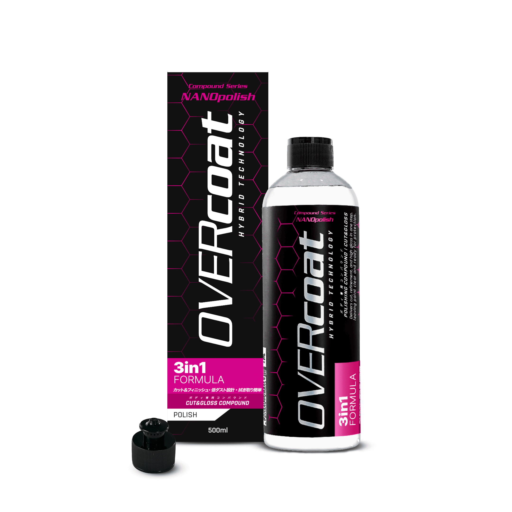 OVERcoat NANOpolish compound car care detailing polishing product